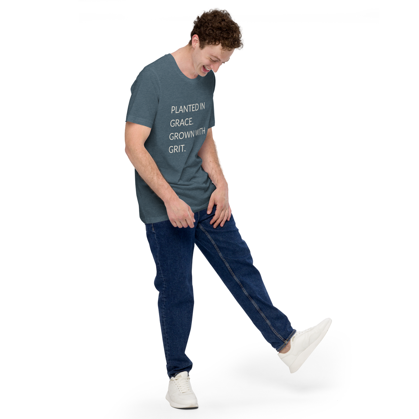 Planted in Grace. Grown with Grit. - Faith Tee