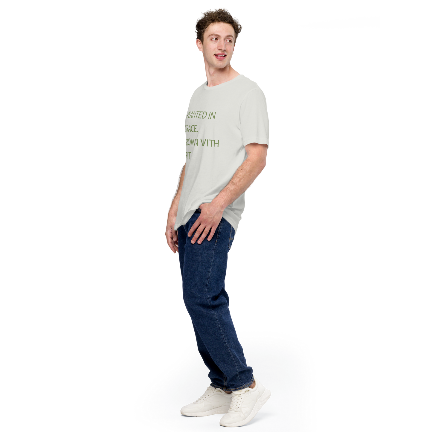 Planted in Grace. Grown with Grit. - Faith Tee