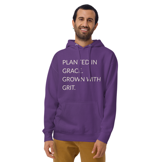 Planted in Grace. Grown with Grit. - Faith Hoodie