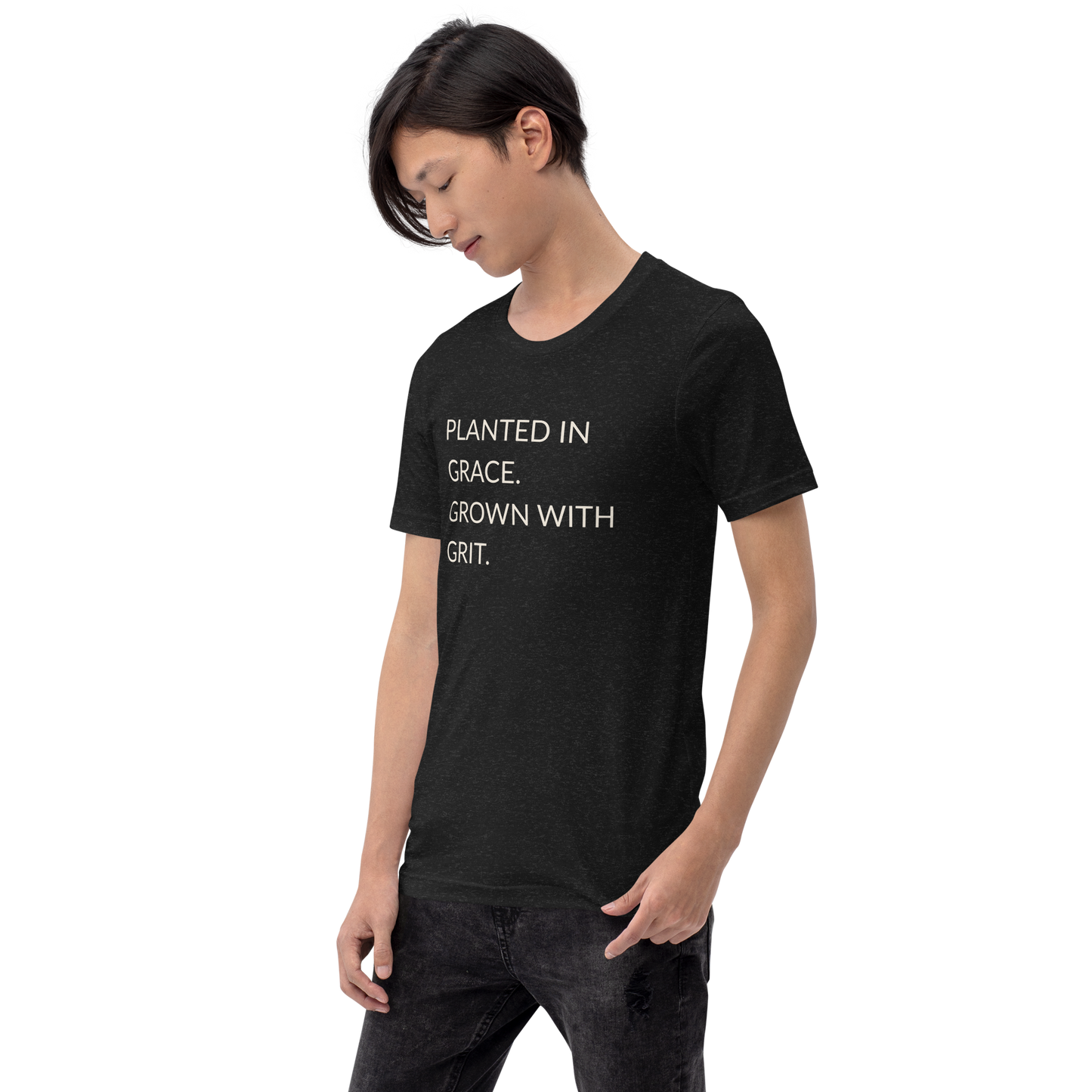 Planted in Grace. Grown with Grit. - Faith Tee