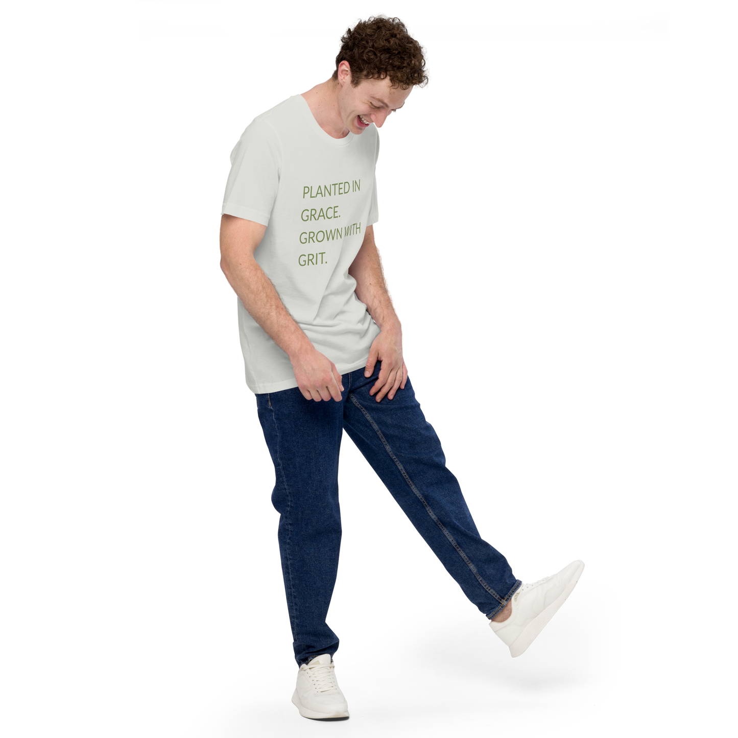 Planted in Grace. Grown with Grit. - Faith Tee